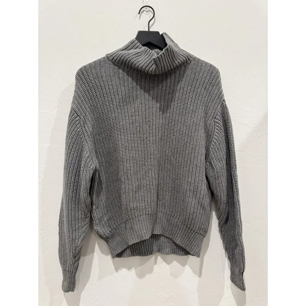 French Connection Chunky Knit Cowl neck Sweater Size Small